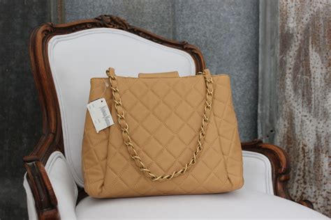 chanel camel color bag